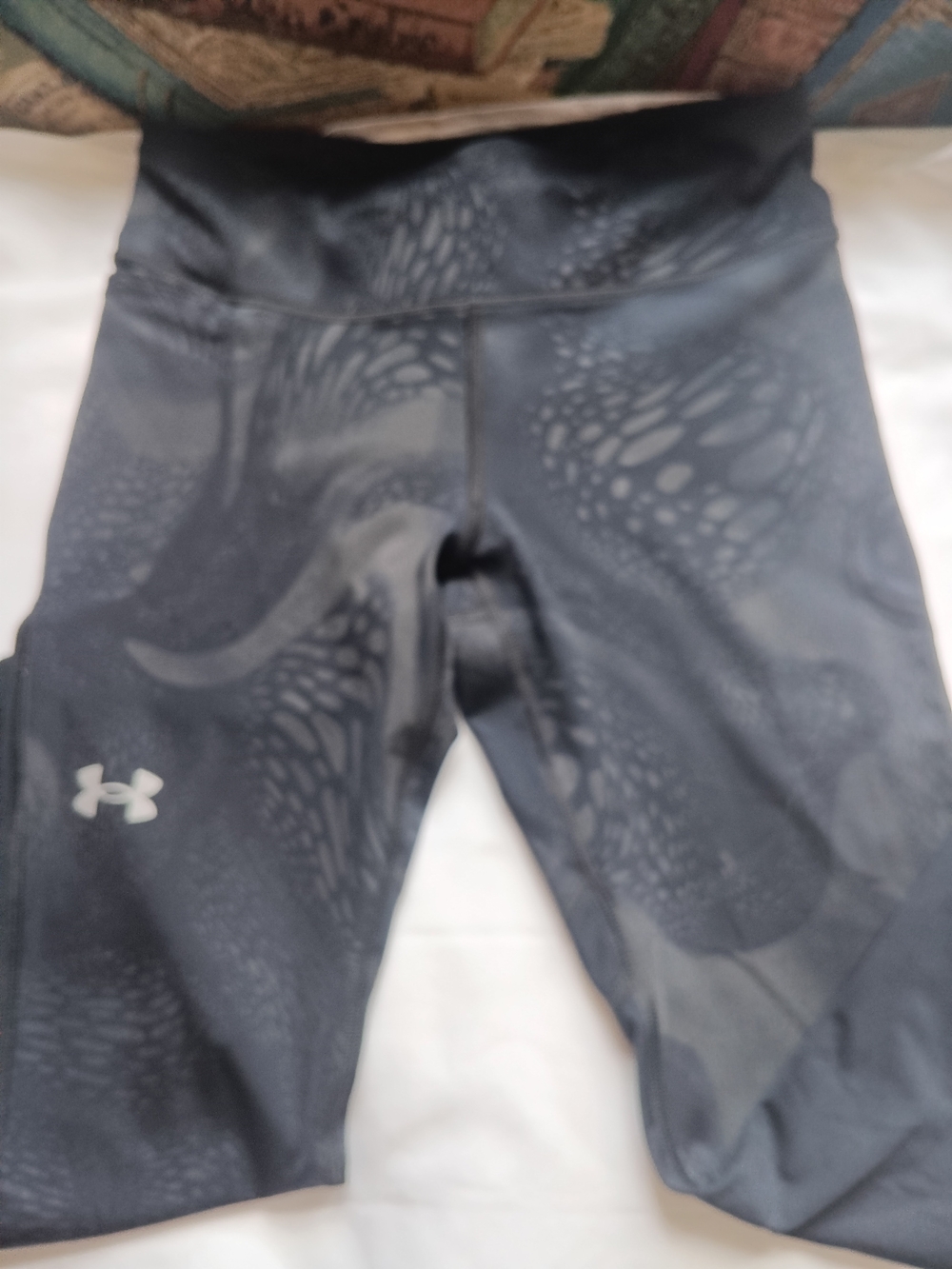 Under Armour Black Subtle Pattern Leggings